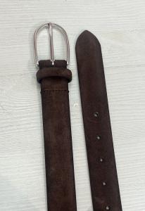 FUCINO BELT DARK BROWN SADDLER