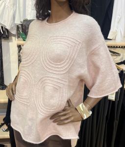 TERESA KNIT SHRINKING VIOLET MELANGE DAY BIRGER ET MIKKELSEN