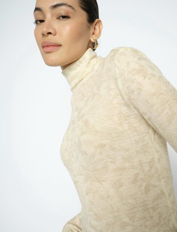 MMXINNA FLEUR TURTLENECK OXFORD TAN MOSMOSH