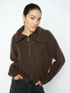 MMHULDA KNIT ZIP CARDIGAN DELICIOSO MOSMOSH