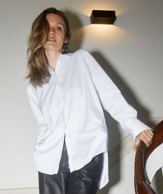 MMENOLA COTTON SHIRT WHITE MOSMOSH