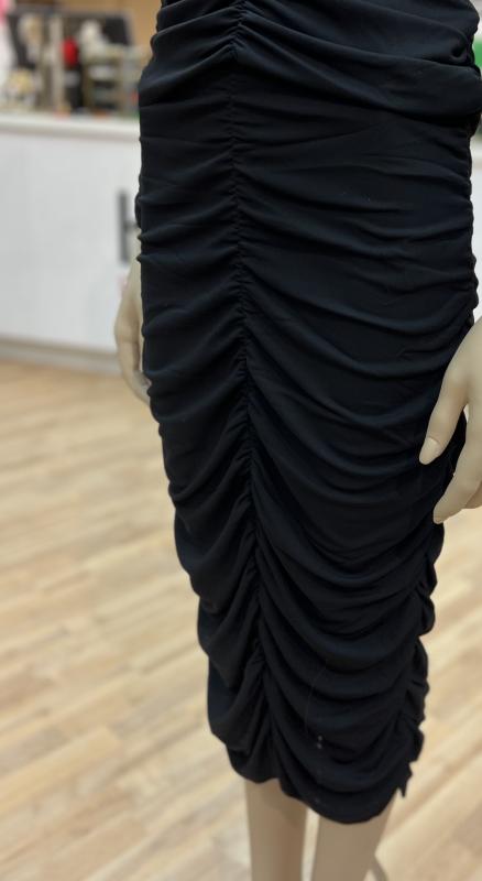 REAGANCC RUCHED SKIRT BLACK CO´COUTURE