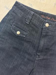 MMAYMEN CHINO SHIMMER JEANS BLACK MOSMOSH