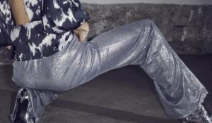 GLITTERCC PANT LIGHT GREY CO'COUTURE