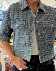 MMEBBA BOBBIE JACKET BLUE MOSMOSH