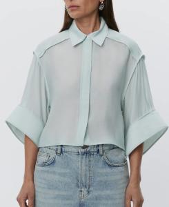 ELEANOR BLOUSE MISTY BLUE DAY BIRGER ET MIKKELSEN