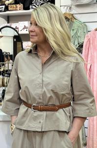 HORTENSE SHIRT KHAKI PROJECT AJ117