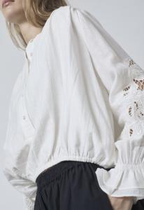 STINACC EMB BLOUSE OFF WHITE CO'COUTURE