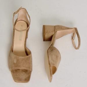ROSA HEELS SILKY NOCCIOLA ALBERVILLE