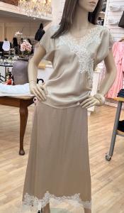 IDUNCC LACE SKIRT BISQUIT CO'COUTURE