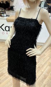 GONZOCC STRAP DRESS BLACK CO'COUTURE