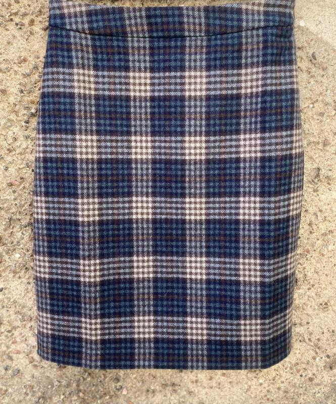 ISADORA SKIRT SHORT NAVY CHECK STENSTRÖMS