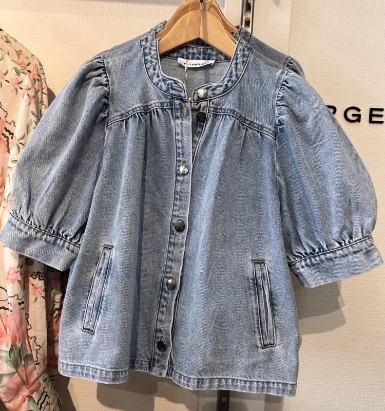 ASJACC DENIM BLOUSE DENIM BLUE CO'COUTURE