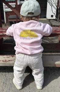 COLLEGE KIDS PALE PINK ACQUA LIMONE