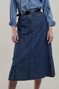 HEIDI CARGO SKIRT DARK INDIGO STENSTRÖMS