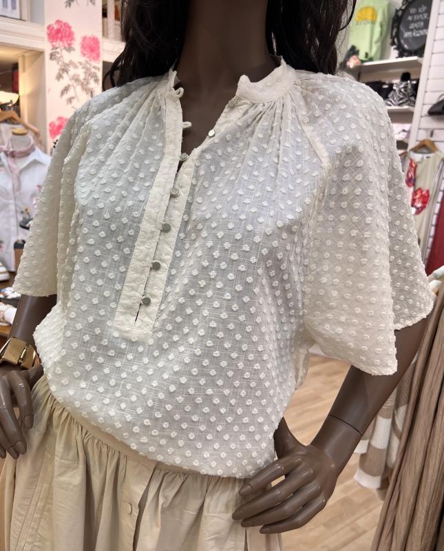 SANDIE BLOUSE PALE BLUSH PROJECT AJ117