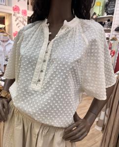 SANDIE BLOUSE PALE BLUSH PROJECT AJ117