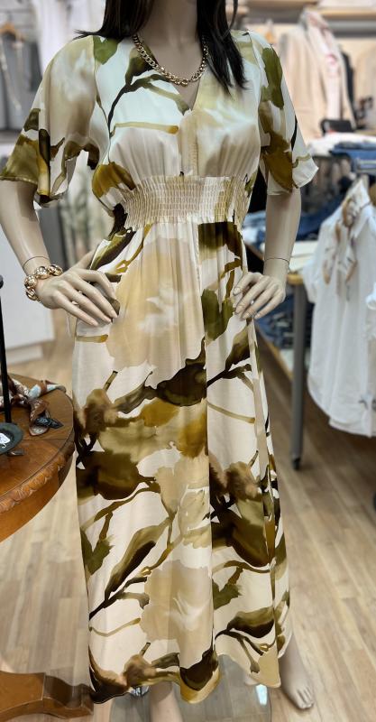 JOANNA DRESS LIGHT BROWN PATTER STENSTRÖMS