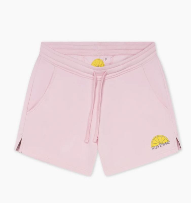 DONNA SWEAT SHORTS PALE PINK ACQUA LIMONE