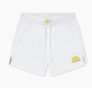 DONNA SWEAT SHORTS WHITE ACQUA LIMONE