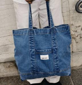 DAY WASHED DENIM  BAG MEDIUM DENIM DAY ET