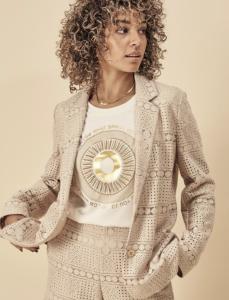 MMALVA ELLINOR BLAZER CEMENT MOSMOSH