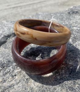 BANGLE 2 SET BROWN/CAMEL BOW19