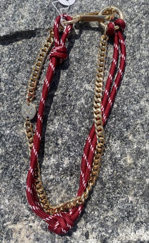 NATE MULTI CHAIN BURGENDY BOW19