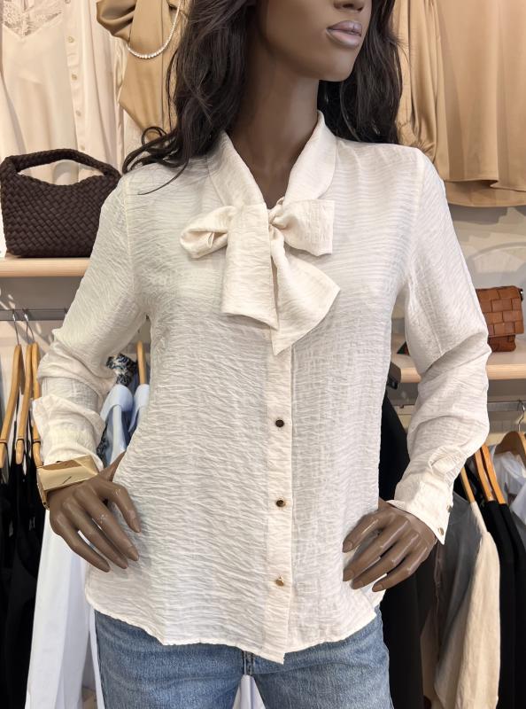 MMSABA TIE SHIRT ECRU MOSMOSH