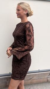 ANNIE DRESS BROWN DRY LAKE