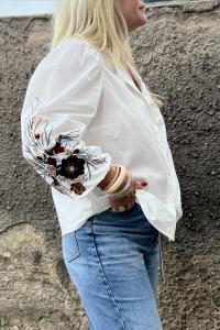 MMYSA POPLI SHIRT ECRU MOSMOSH