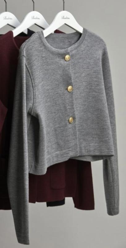 KRISTINA CARDIGAN KNIT DARK GREY STENSTRÖMS
