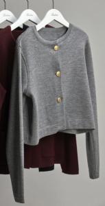 KRISTINA CARDIGAN KNIT DARK GREY STENSTRÖMS