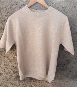 JANET SHORT SLEEVE SHIRT KNIT BEIGE STENSTRÖMS