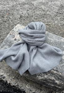 SCARF KNIT LIGHT GREY STENSTRÖMS