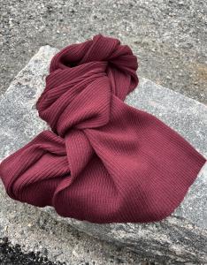 SCARF KNIT DARK RED STENSTRÖMS