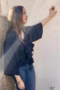 WAKA VISCOSE TECH BLOUSE BLACK DAY BIRGER ET MIKKELSEN
