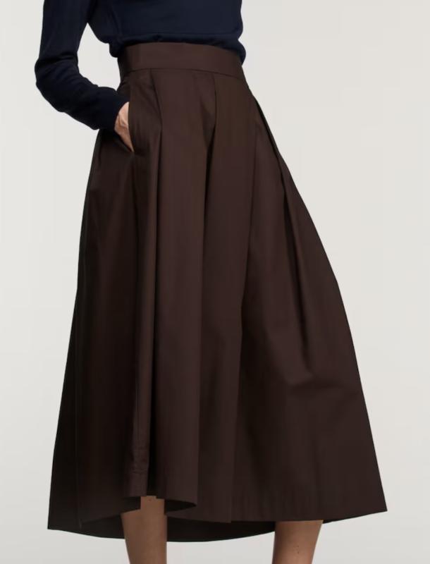 KATHRYN SKIRT DARK BROWN STENSTRÖMS