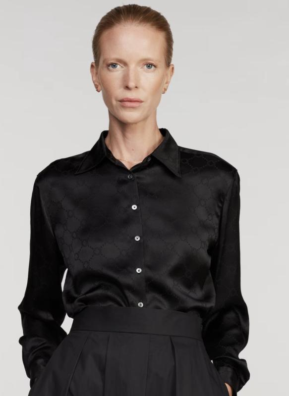 KORNELIA SHIRT BLACK PATTERN STENSTRÖMS