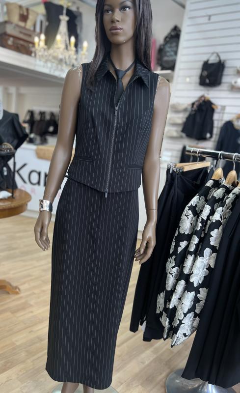MORGAN TAILORED MIDI SKIRT FRENCH CONNECTION