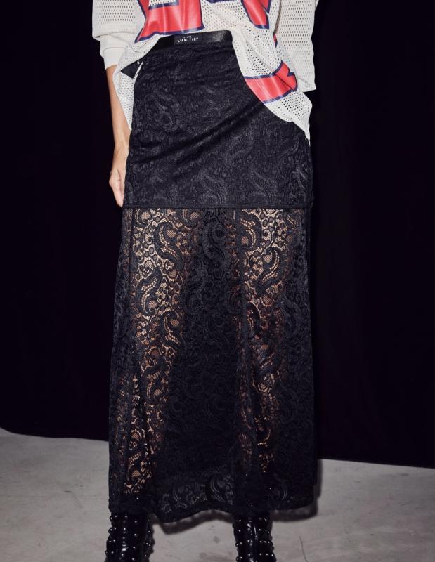 SUMMER LACE SKIRT BLACK HAUTE L'AMITIÉ