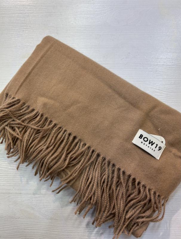 SOFT SCARF CAMEL BOW19