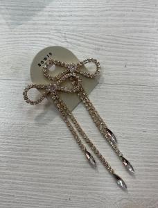 STRASS BOW EARRINGS CLEAR STRASS BOW19
