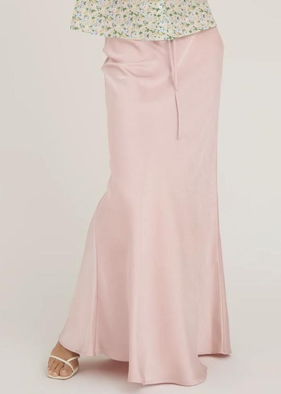 EMILY SKIRT PALE ROSE A-VIEW
