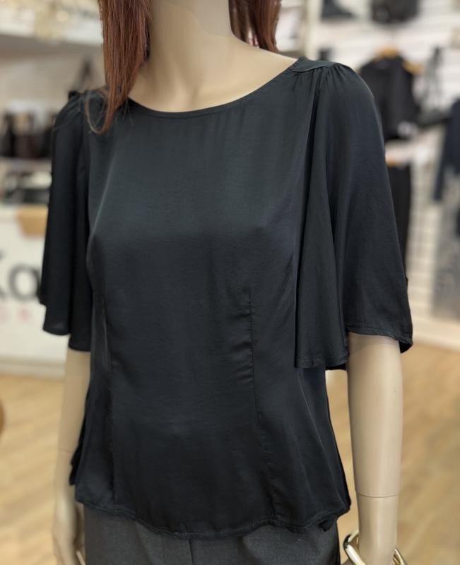 GINNY BLOUSE BLACK MAJA ROOS