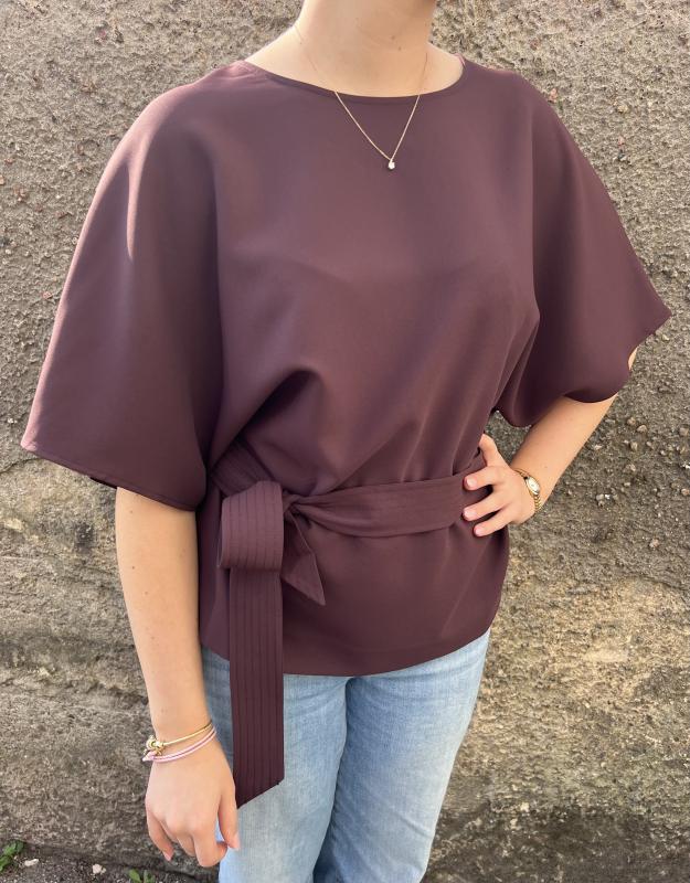 MMRIKALA MILEY BLOUSE FUDGE MOSMOSH