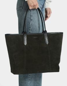 PARISA TOTEBAG DARK BROWN SADDLER