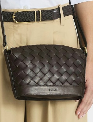 SIGNE SHOULDER BAG DARK BROWN SADDLER