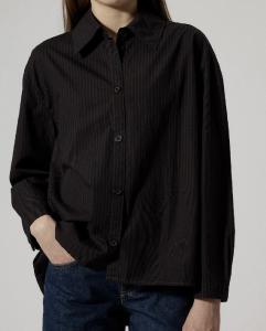 STELLA BLACK GLITCH STRIPE OVER DYE BRIXTOL TEXTILES