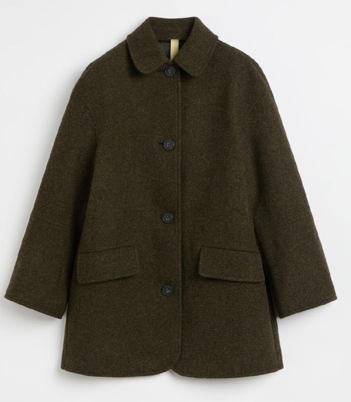 EDIE COAT BROWN  BRIXTOL TEXTILES